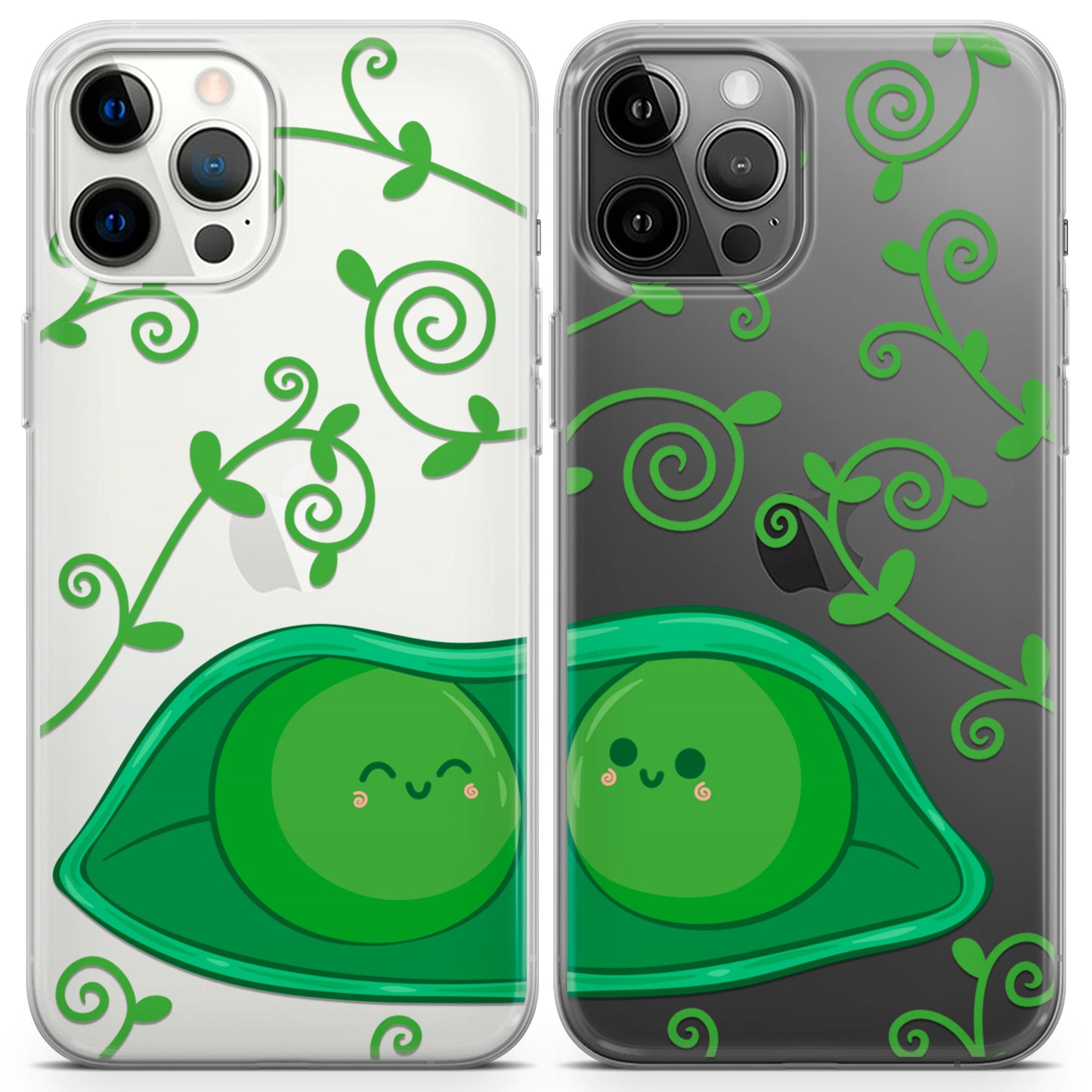 Cavka iPhone Couple Cases Lovely Peas