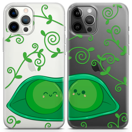 Cavka iPhone Couple Cases Lovely Peas