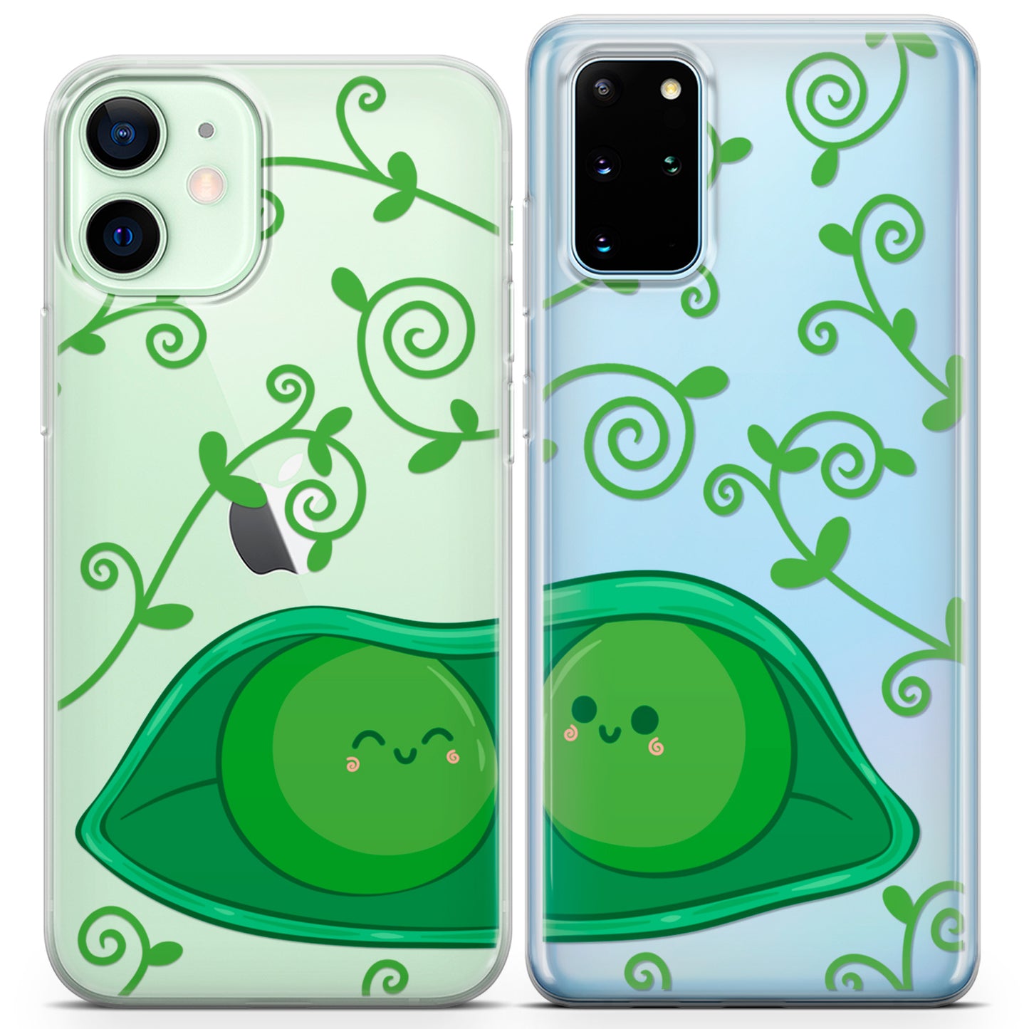 Cavka iPhone Couple Cases Lovely Peas