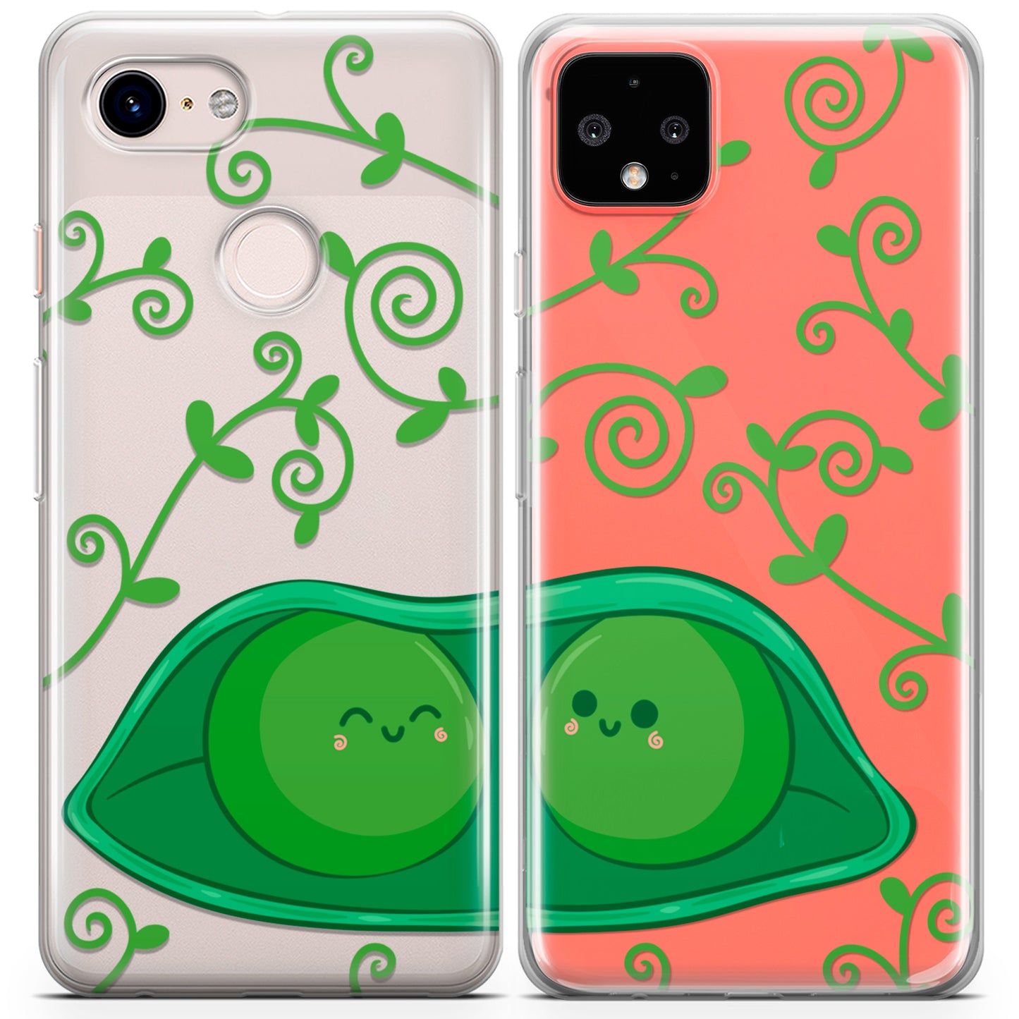 Cavka iPhone Couple Cases Lovely Peas