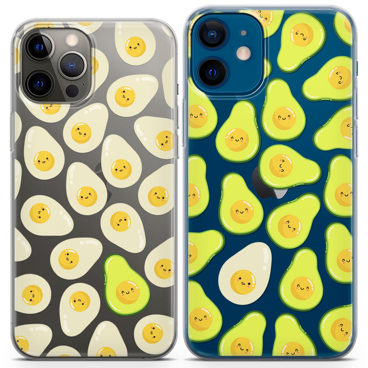 Cavka iPhone Couple Cases Avocado Eggs