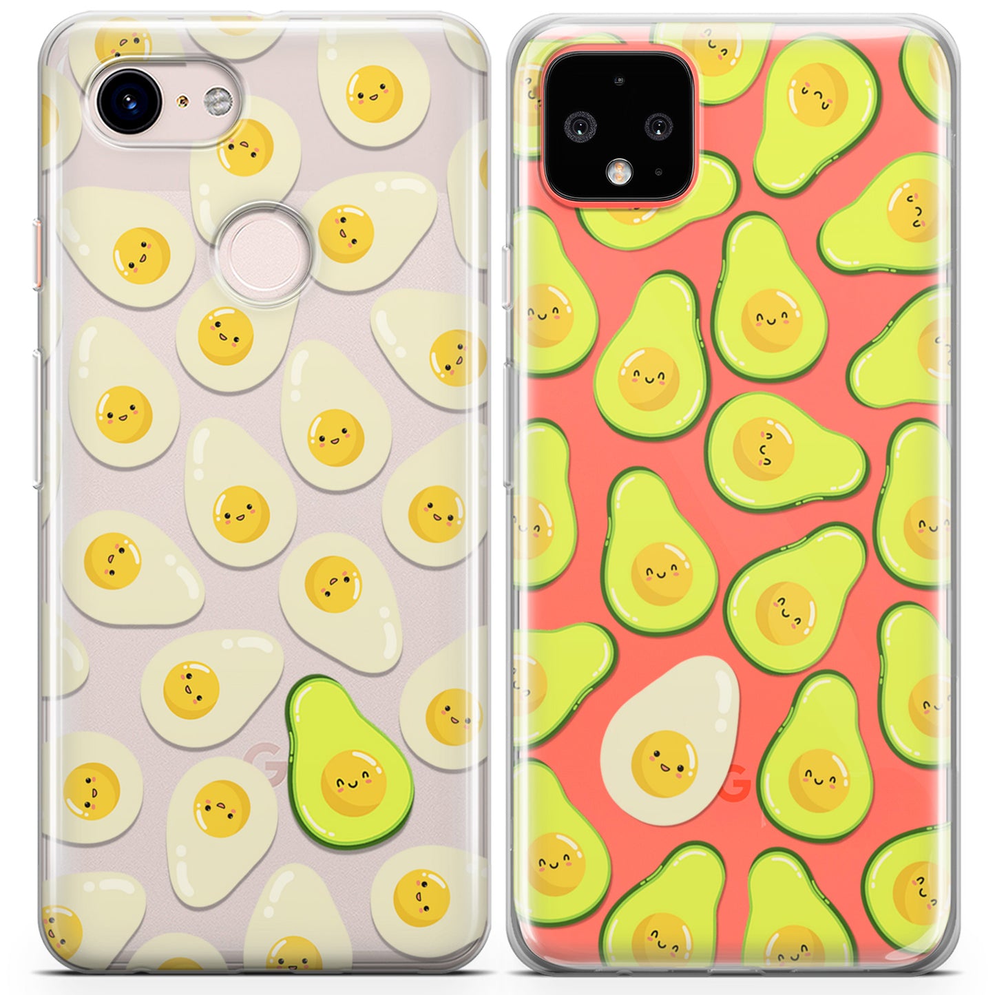 Cavka iPhone Couple Cases Avocado Eggs