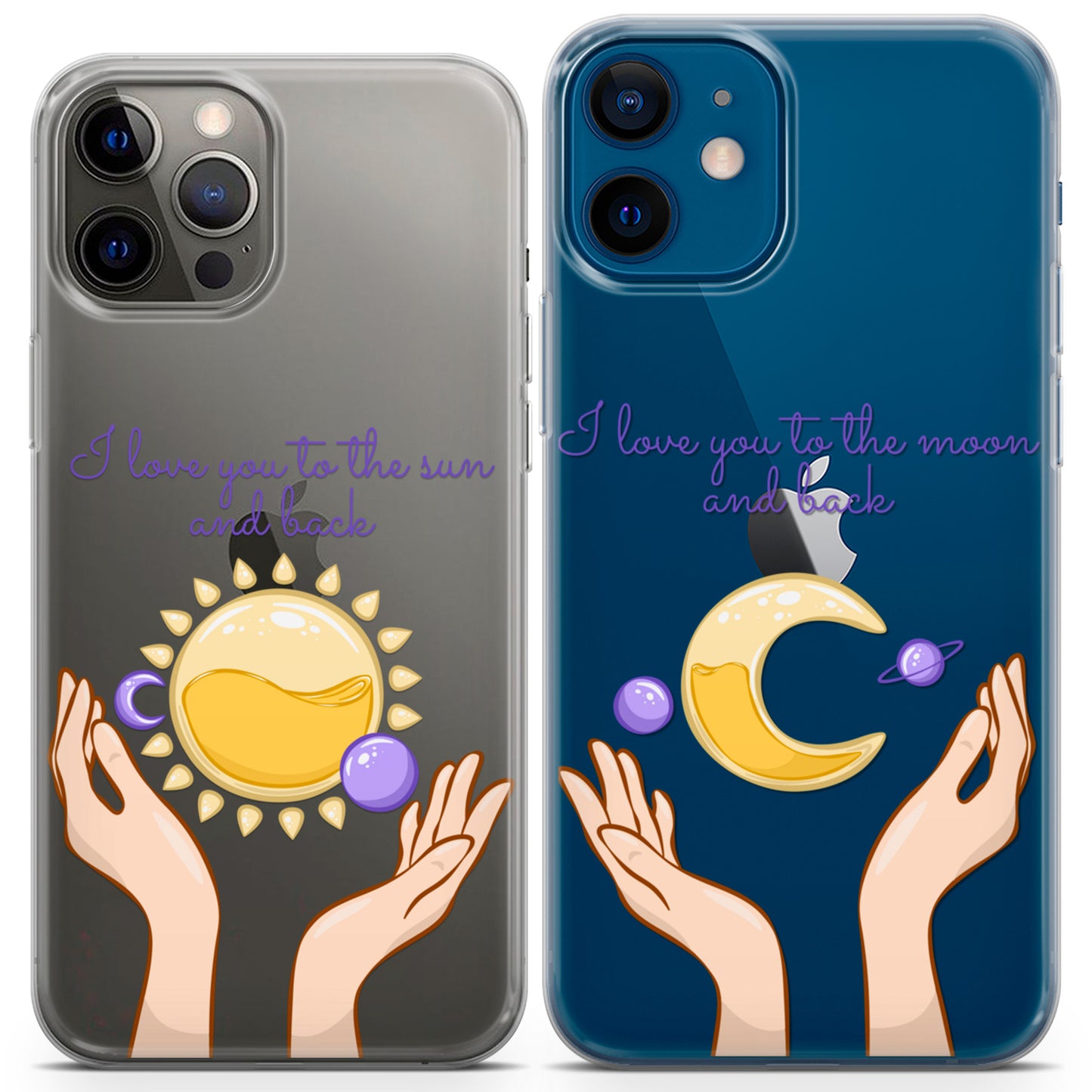 Cavka iPhone Couple Cases Celestial Love