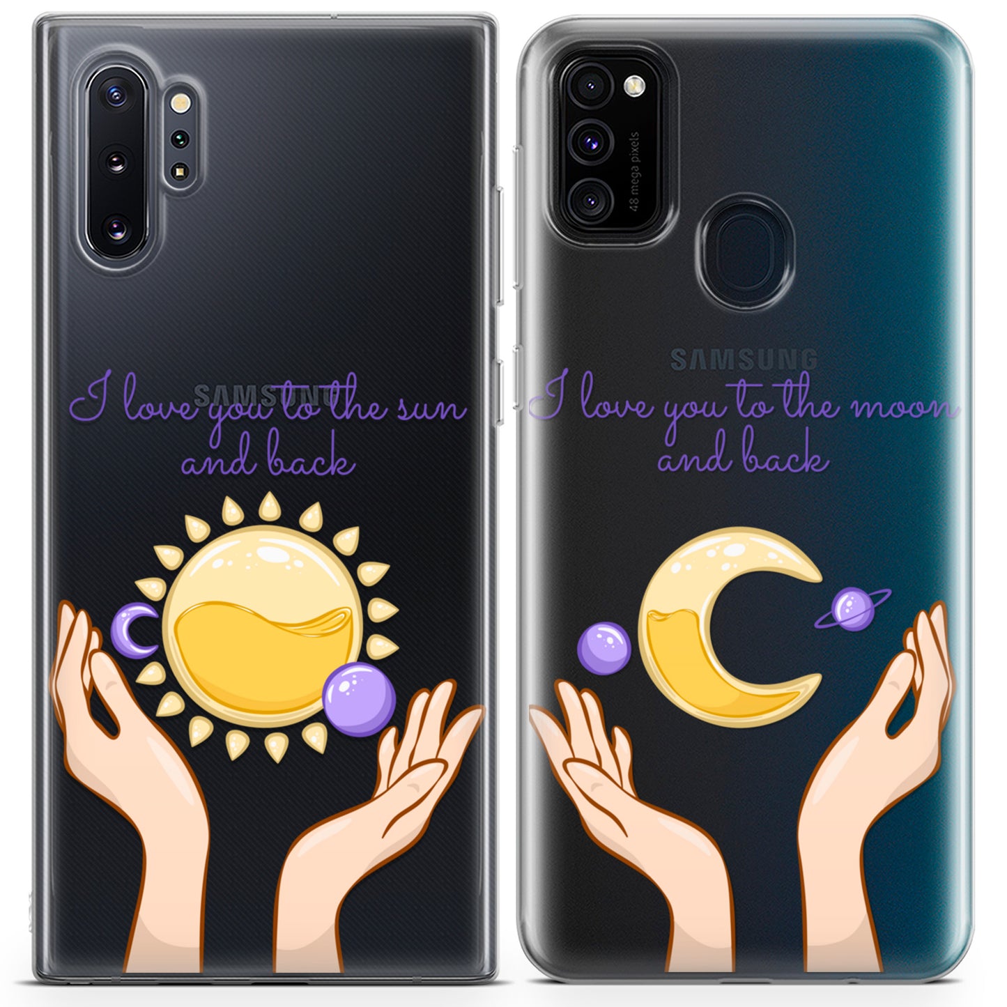 Cavka iPhone Couple Cases Celestial Love