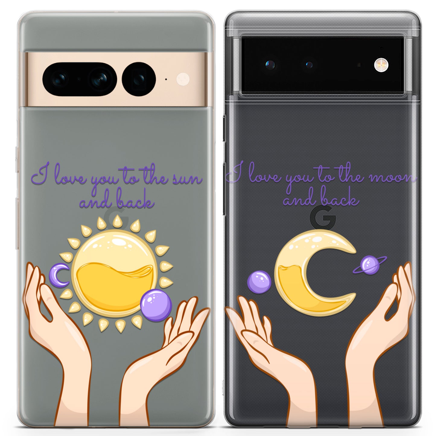 Cavka iPhone Couple Cases Celestial Love