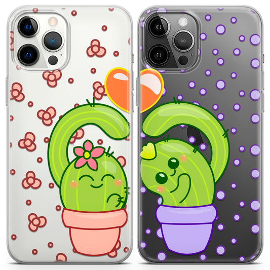 Cavka iPhone Couple Cases Cactus Couple