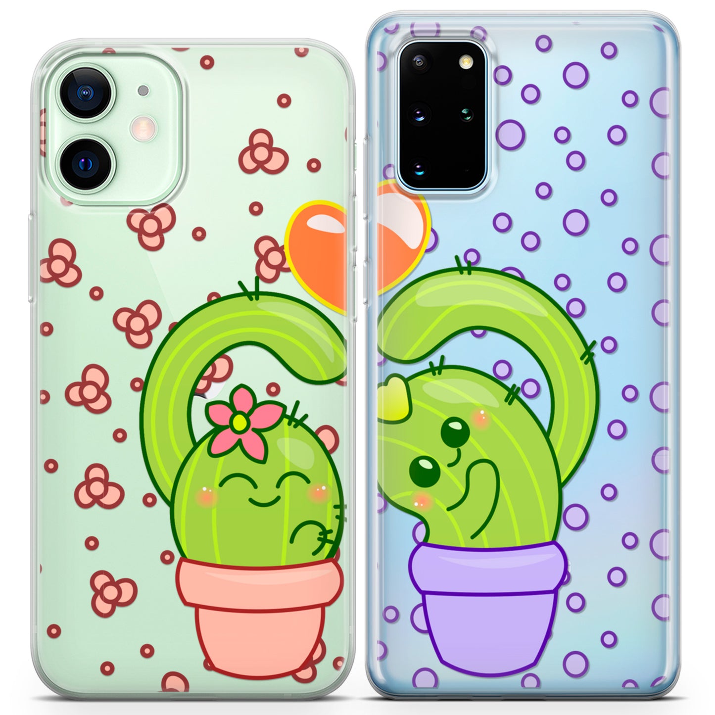 Cavka iPhone Couple Cases Cactus Couple