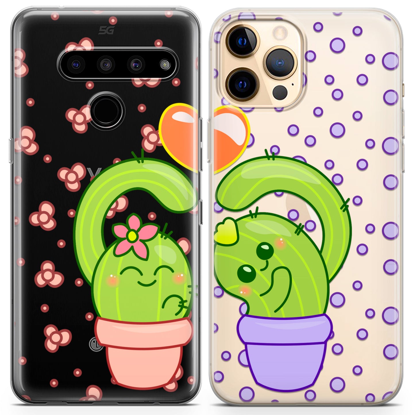 Cavka iPhone Couple Cases Cactus Couple