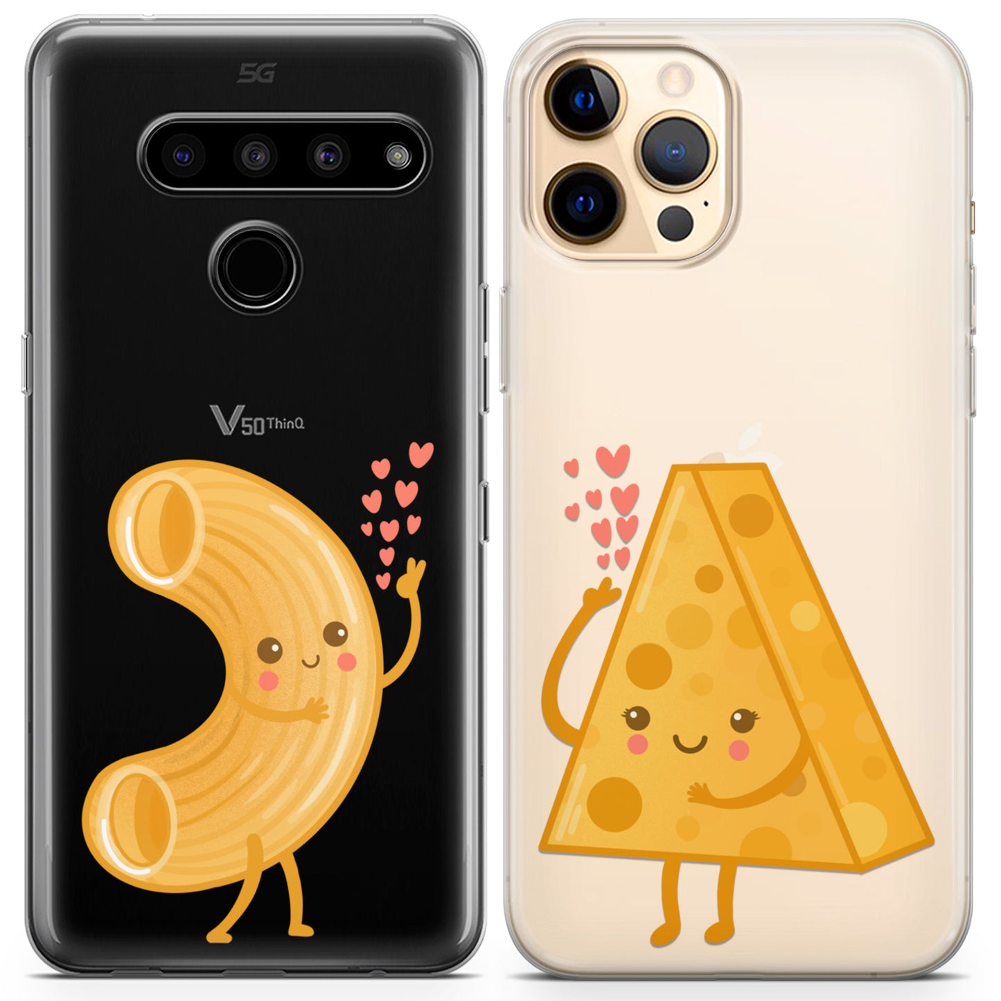 Cavka iPhone Couple Cases Mac and Cheese