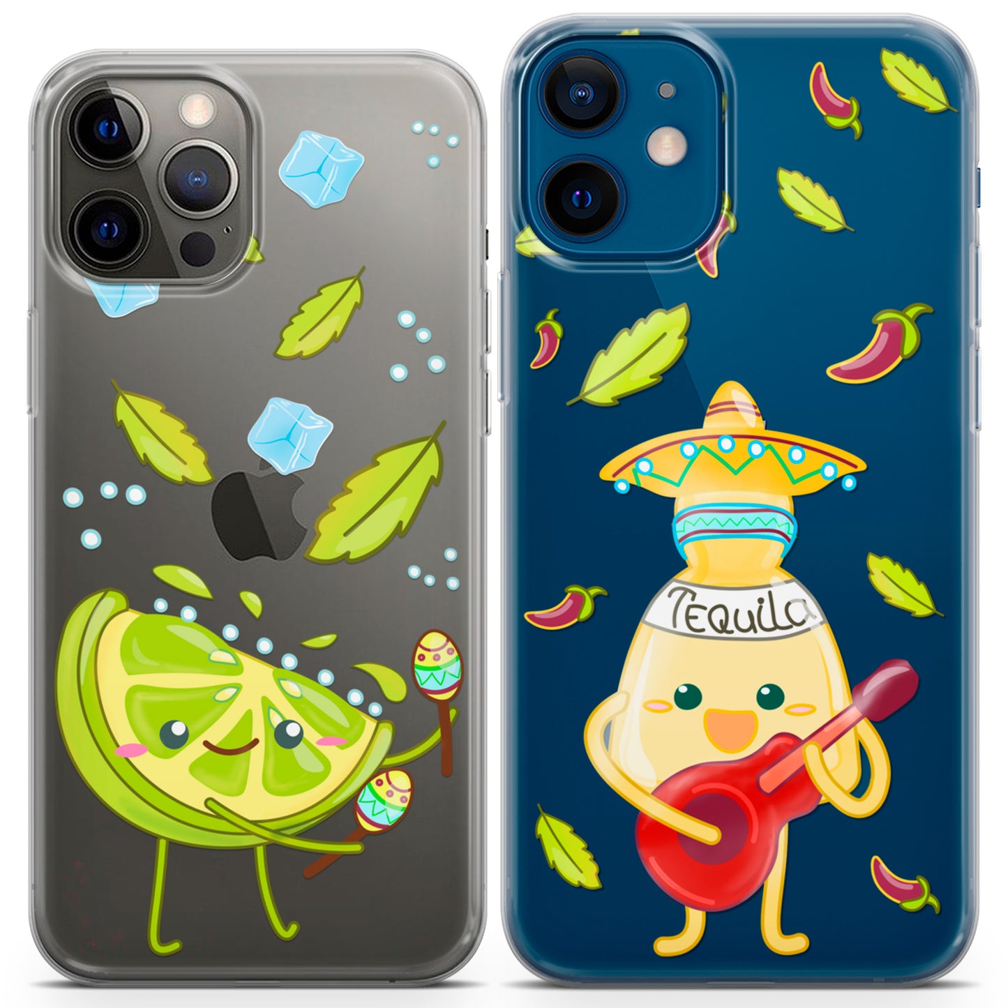 Cavka iPhone Couple Cases Tequila and Lime