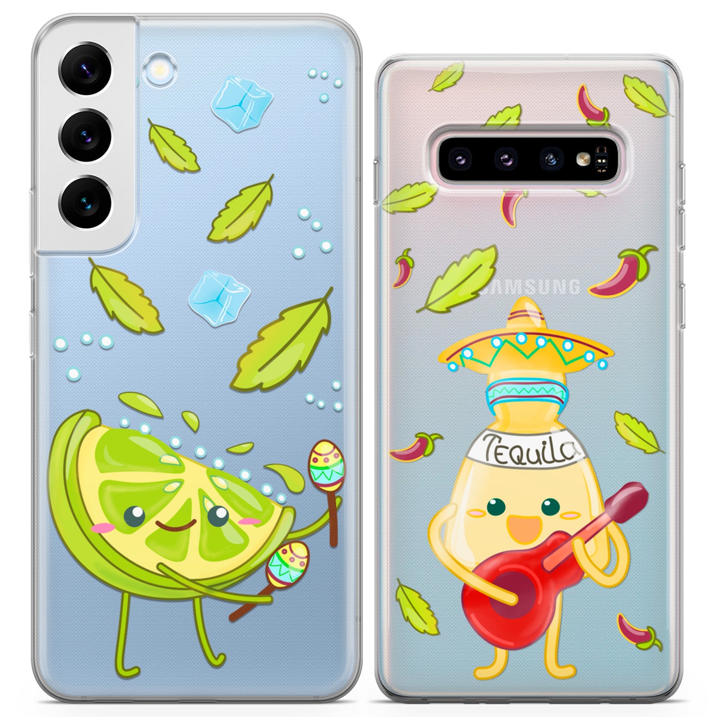 Cavka iPhone Couple Cases Tequila and Lime