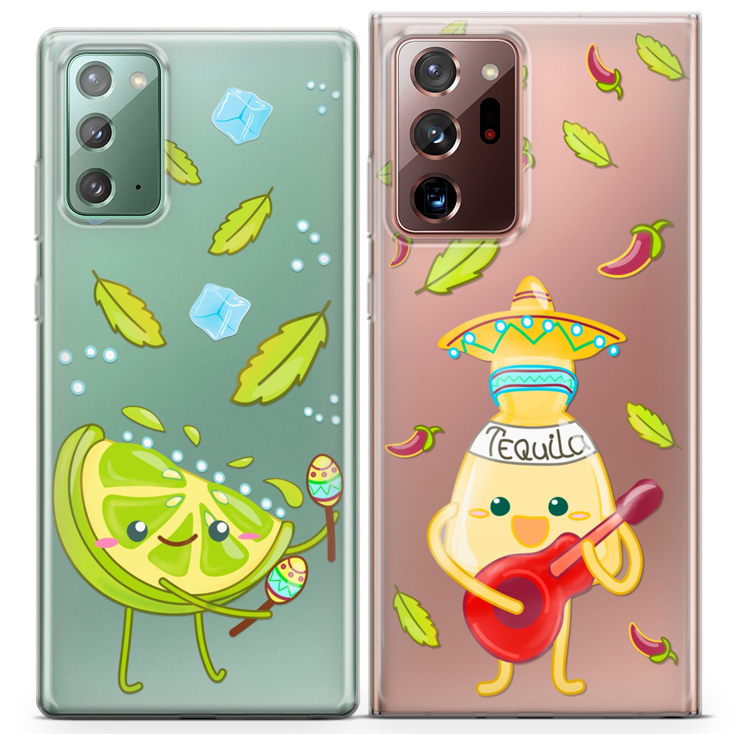 Cavka iPhone Couple Cases Tequila and Lime