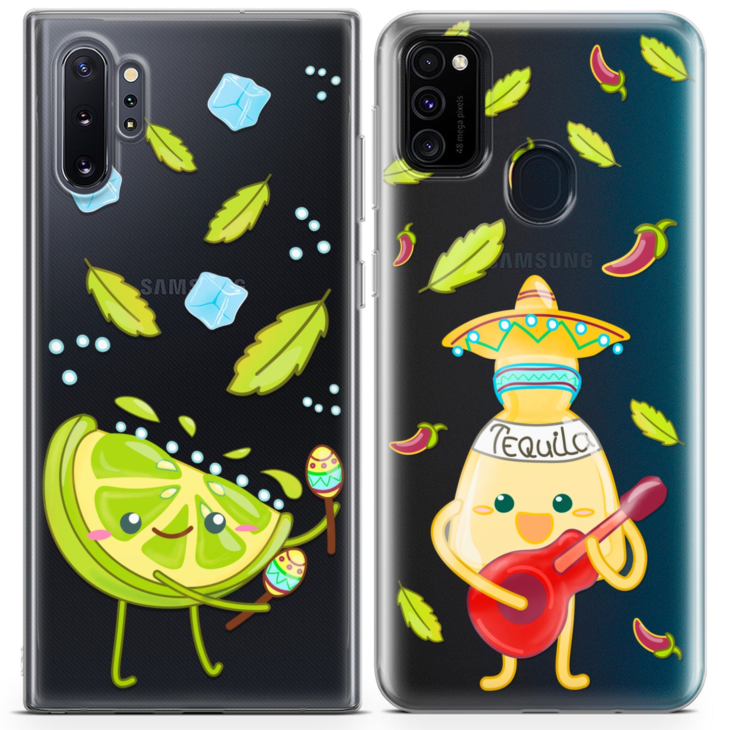 Cavka iPhone Couple Cases Tequila and Lime