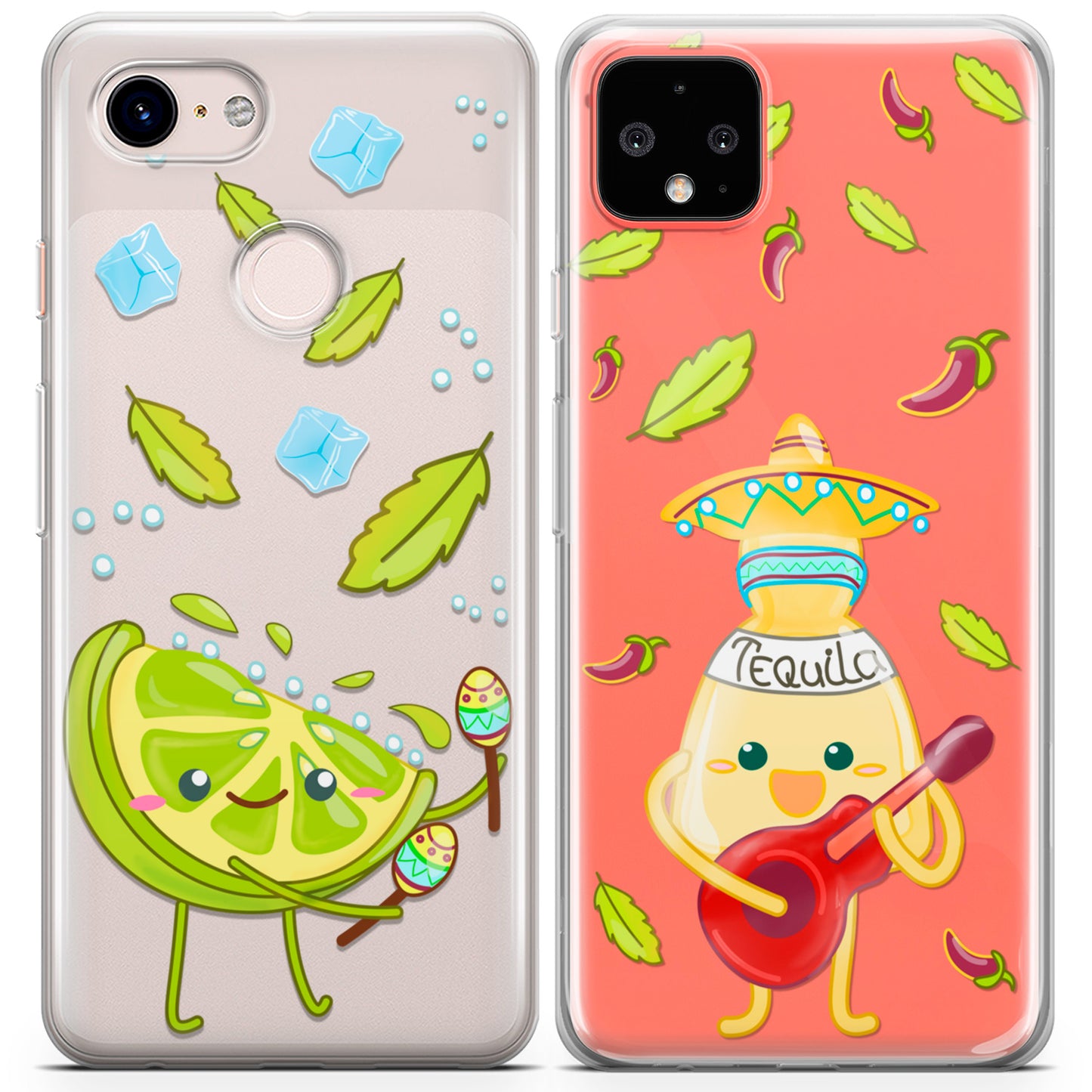 Cavka iPhone Couple Cases Tequila and Lime