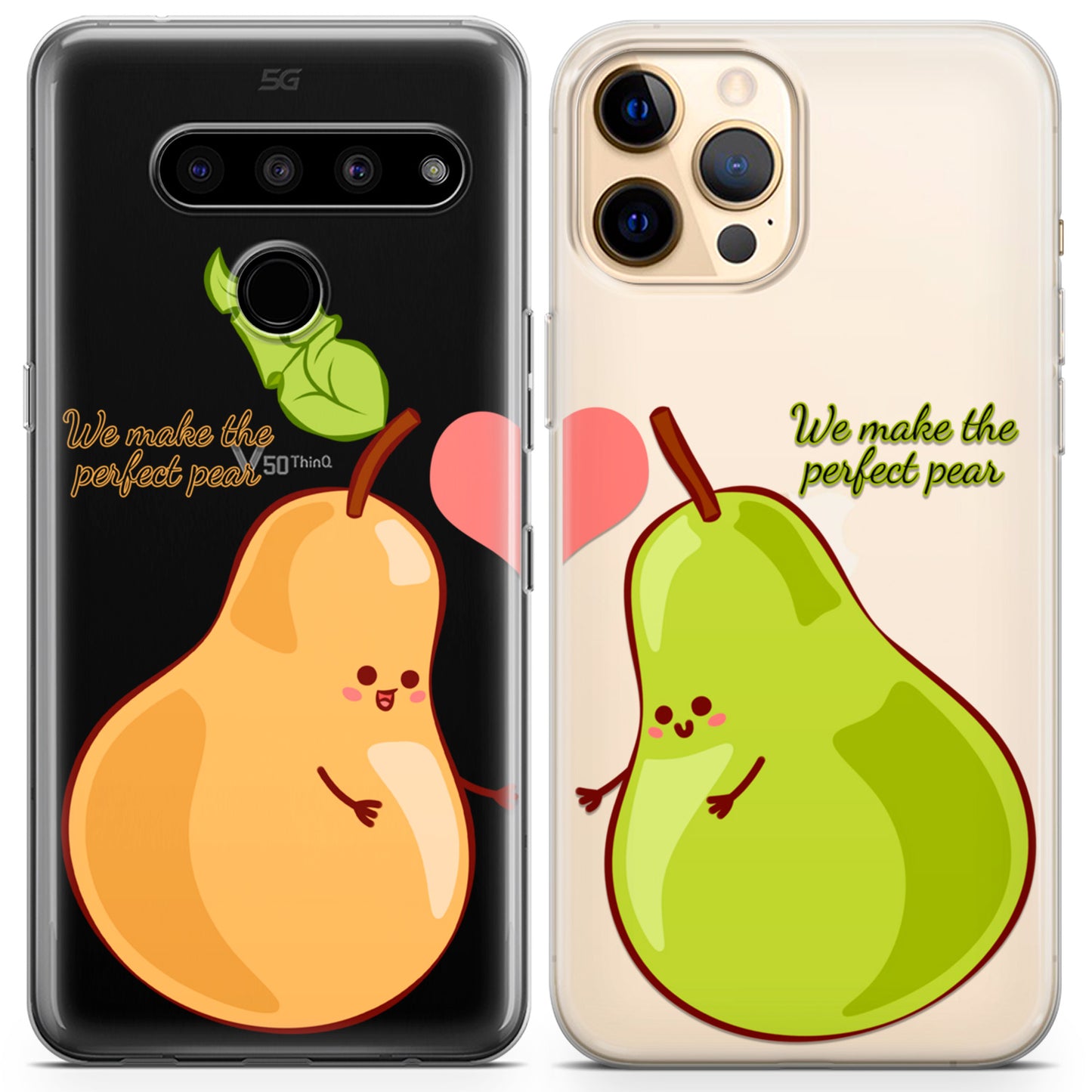 Cavka iPhone Couple Cases Perfect Pear