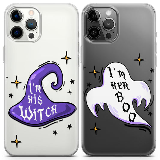 Cavka iPhone Couple Cases Witch and Boo