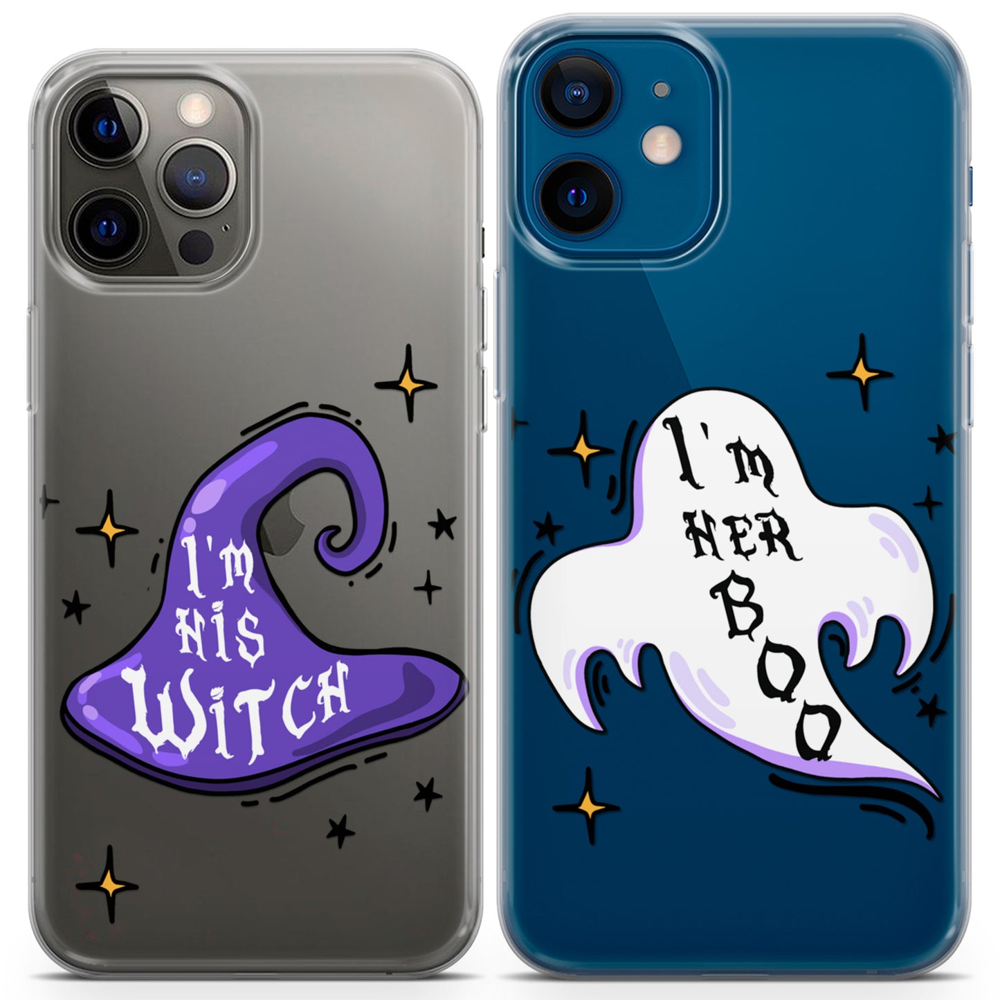 Cavka iPhone Couple Cases Witch and Boo