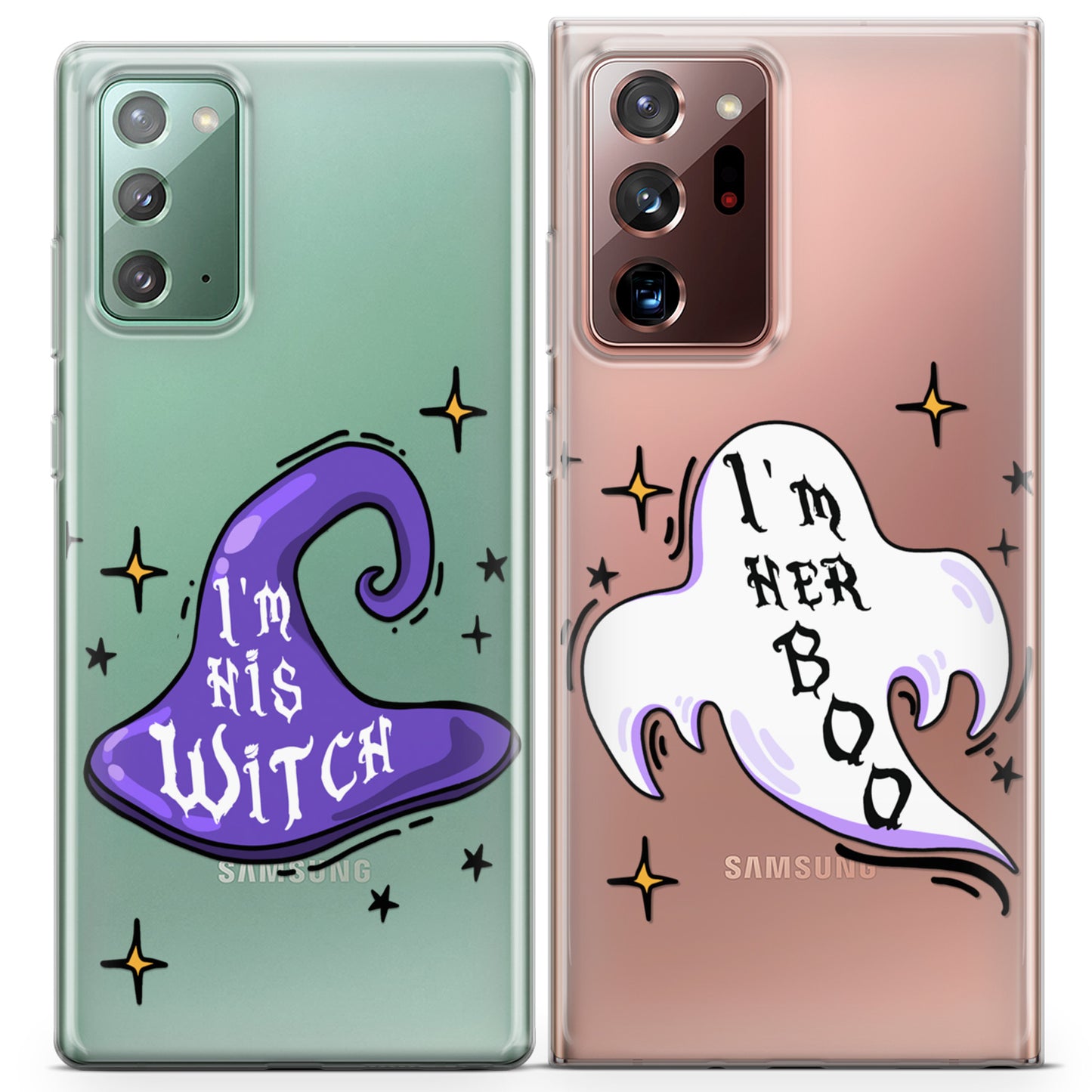 Cavka iPhone Couple Cases Witch and Boo