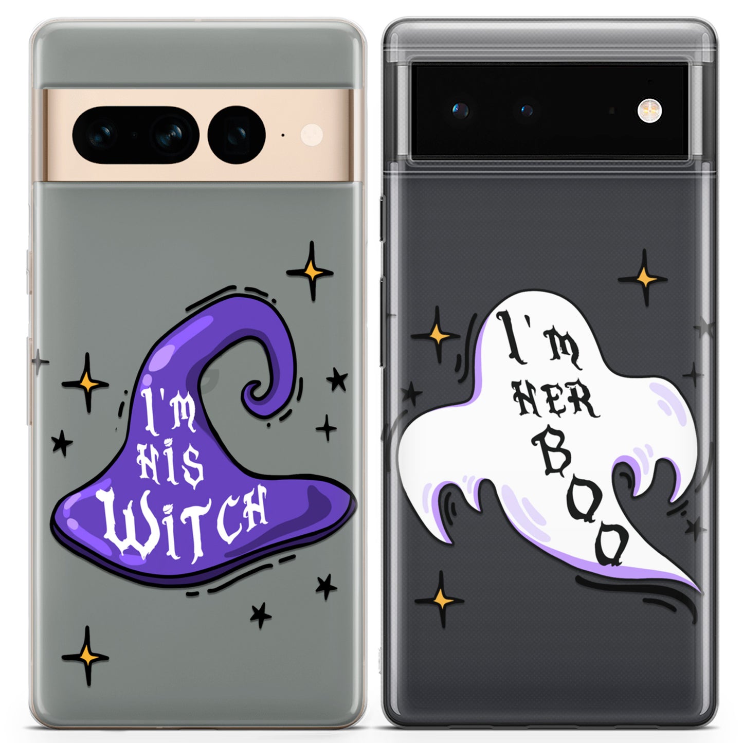 Cavka iPhone Couple Cases Witch and Boo