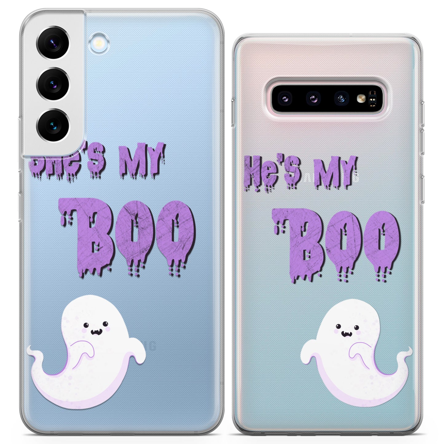 Cavka iPhone Couple Cases Funny Ghosts