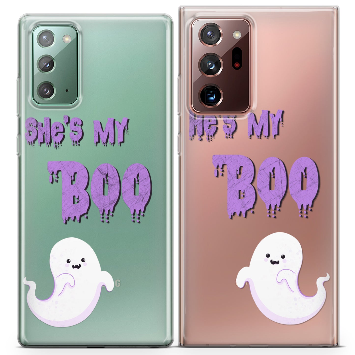 Cavka iPhone Couple Cases Funny Ghosts