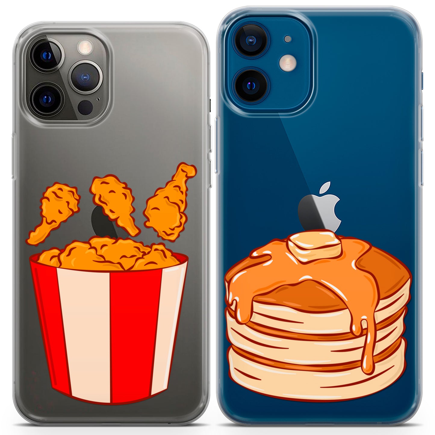 Cavka iPhone Couple Cases Chicken and Pancakes