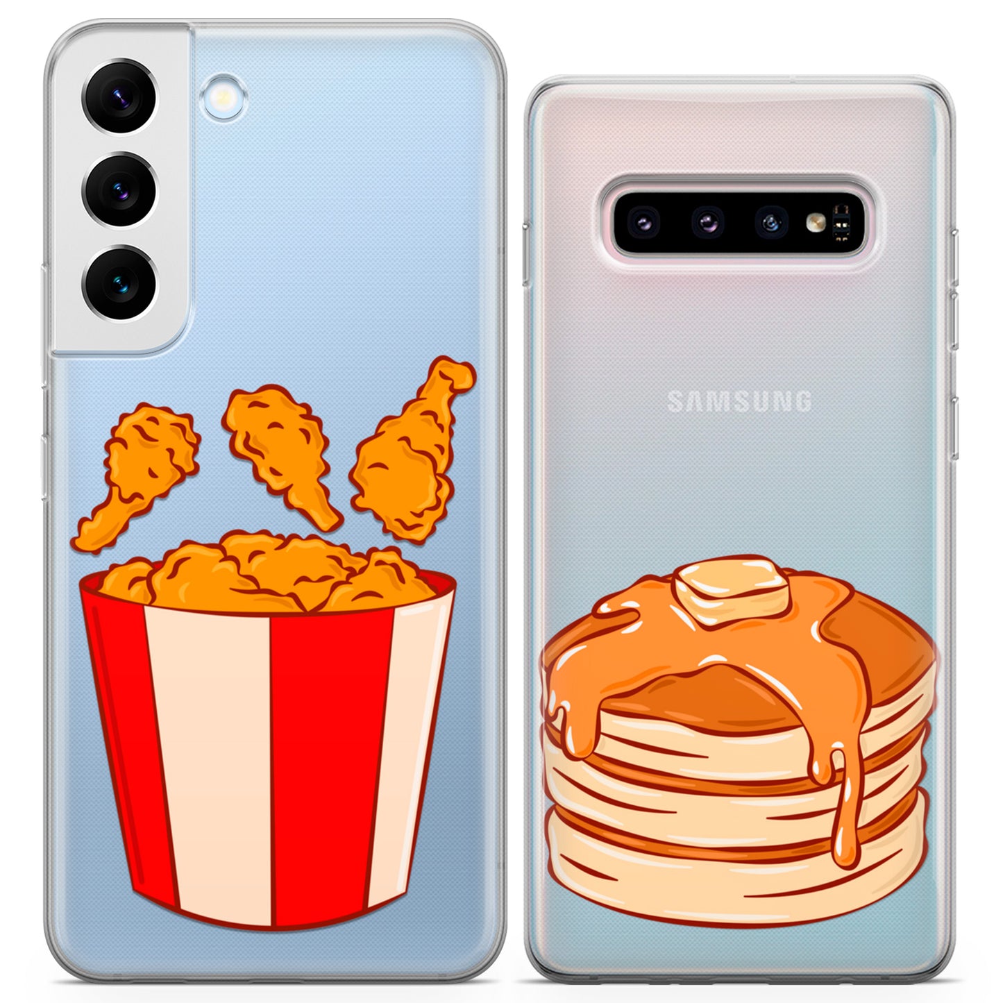 Cavka iPhone Couple Cases Chicken and Pancakes