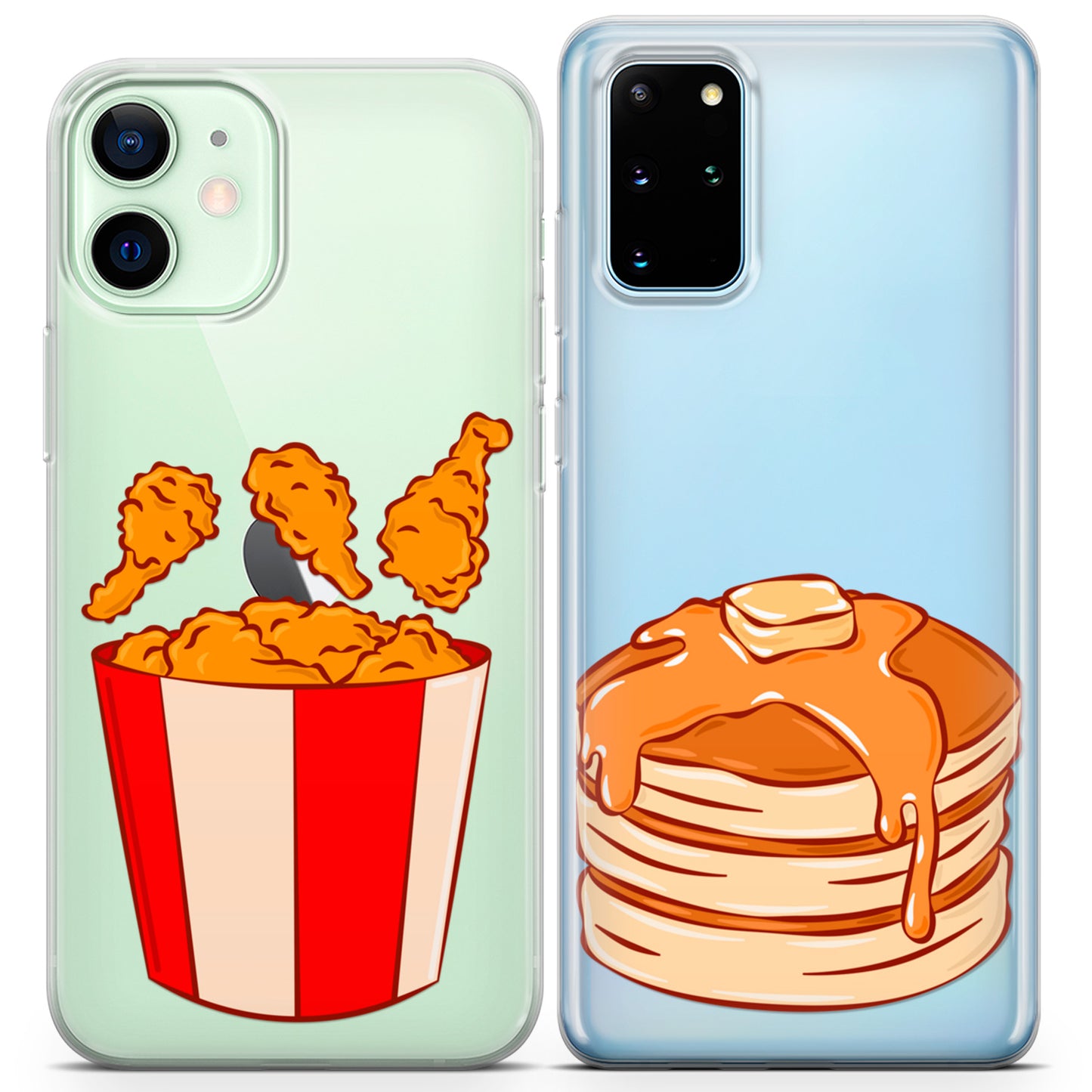 Cavka iPhone Couple Cases Chicken and Pancakes