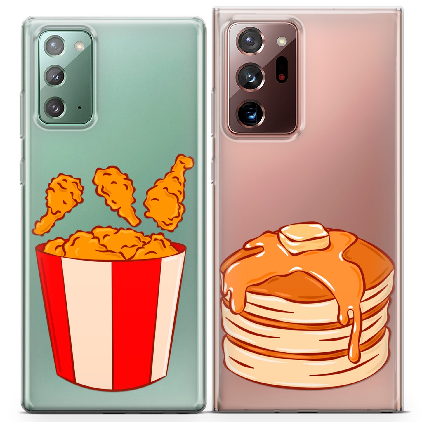 Cavka iPhone Couple Cases Chicken and Pancakes