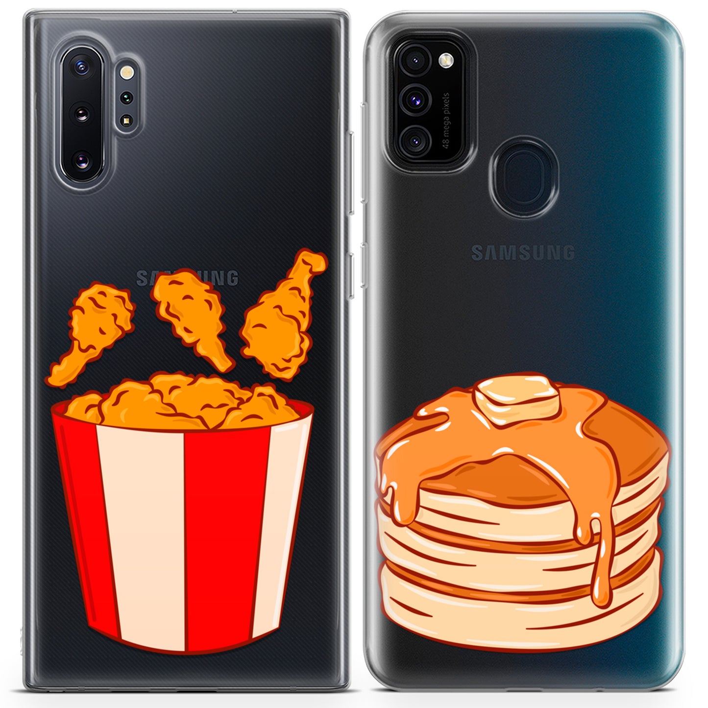 Cavka iPhone Couple Cases Chicken and Pancakes