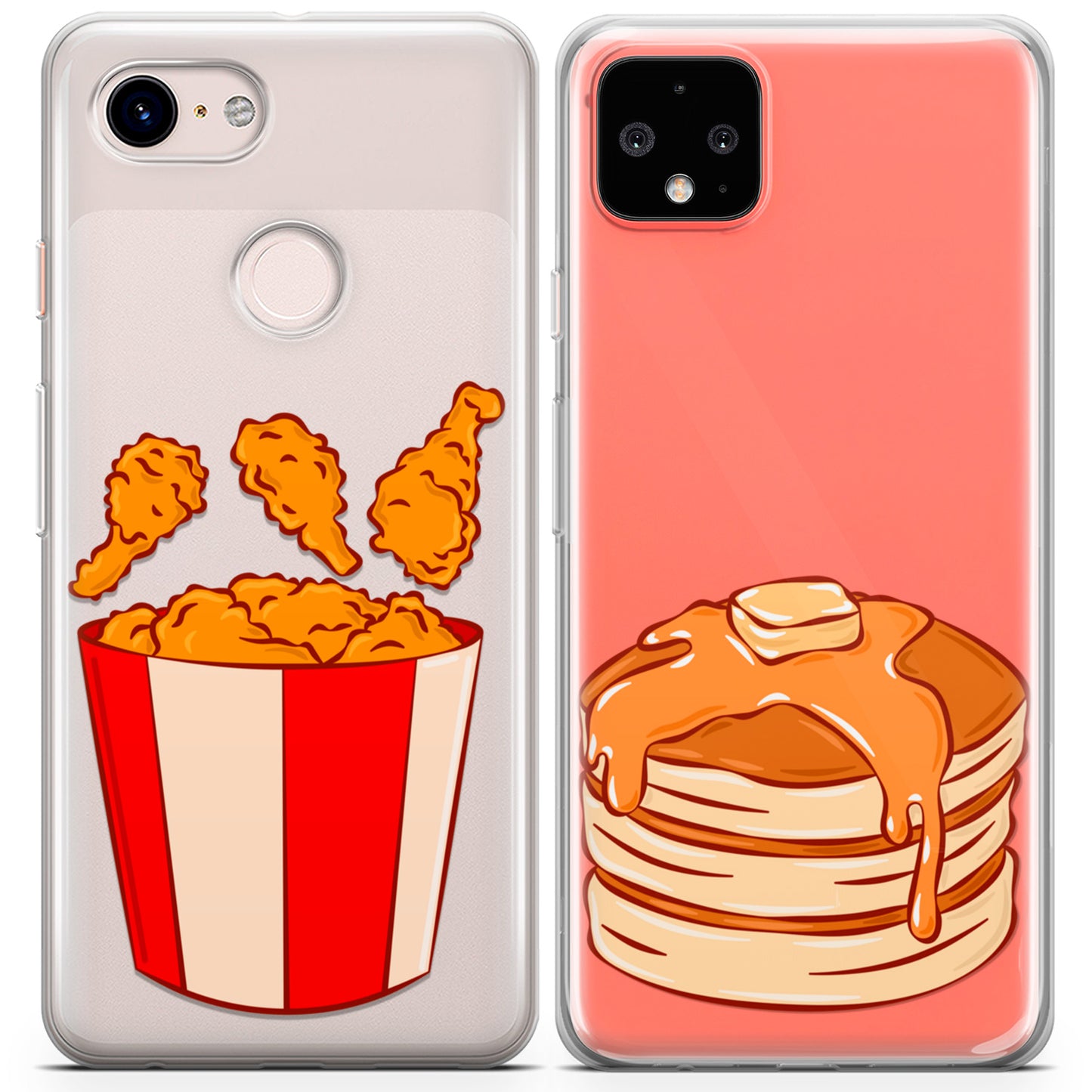 Cavka iPhone Couple Cases Chicken and Pancakes