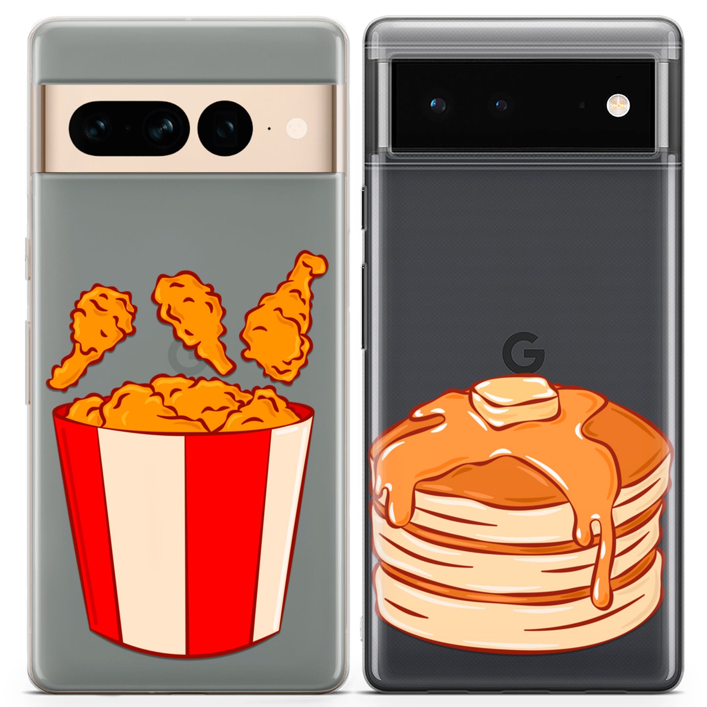 Cavka iPhone Couple Cases Chicken and Pancakes