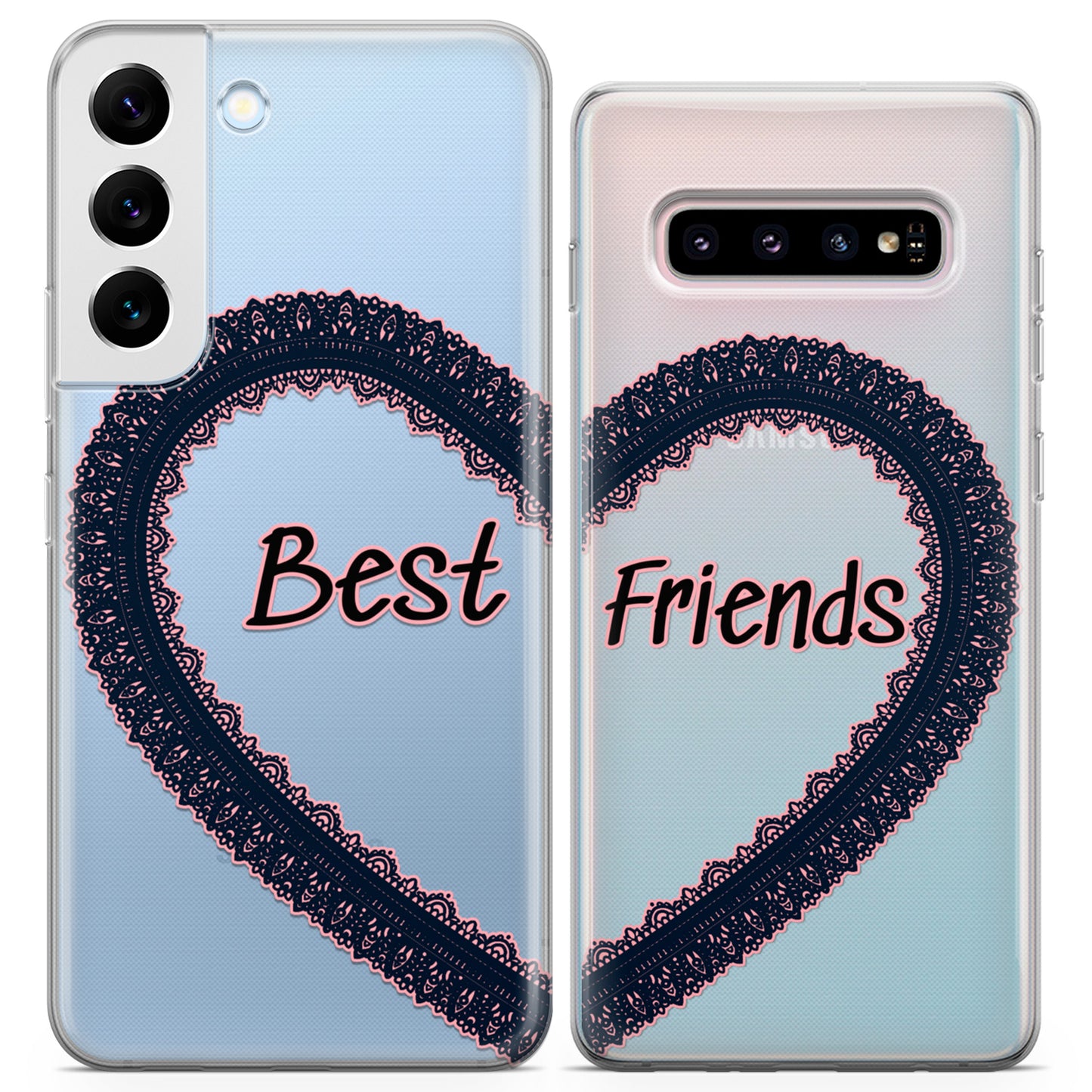 Cavka iPhone Couple Cases Best Friends Heart