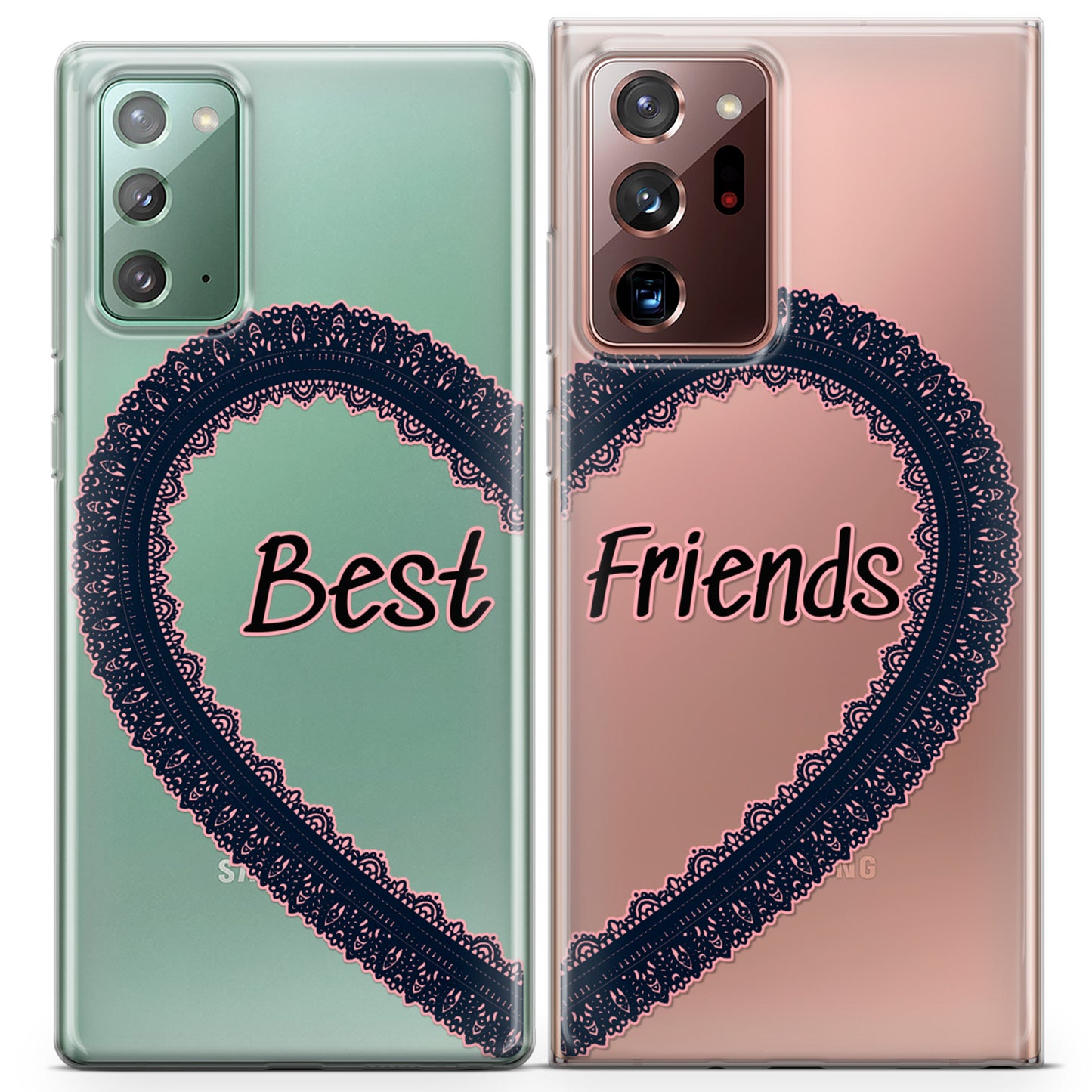 Cavka iPhone Couple Cases Best Friends Heart