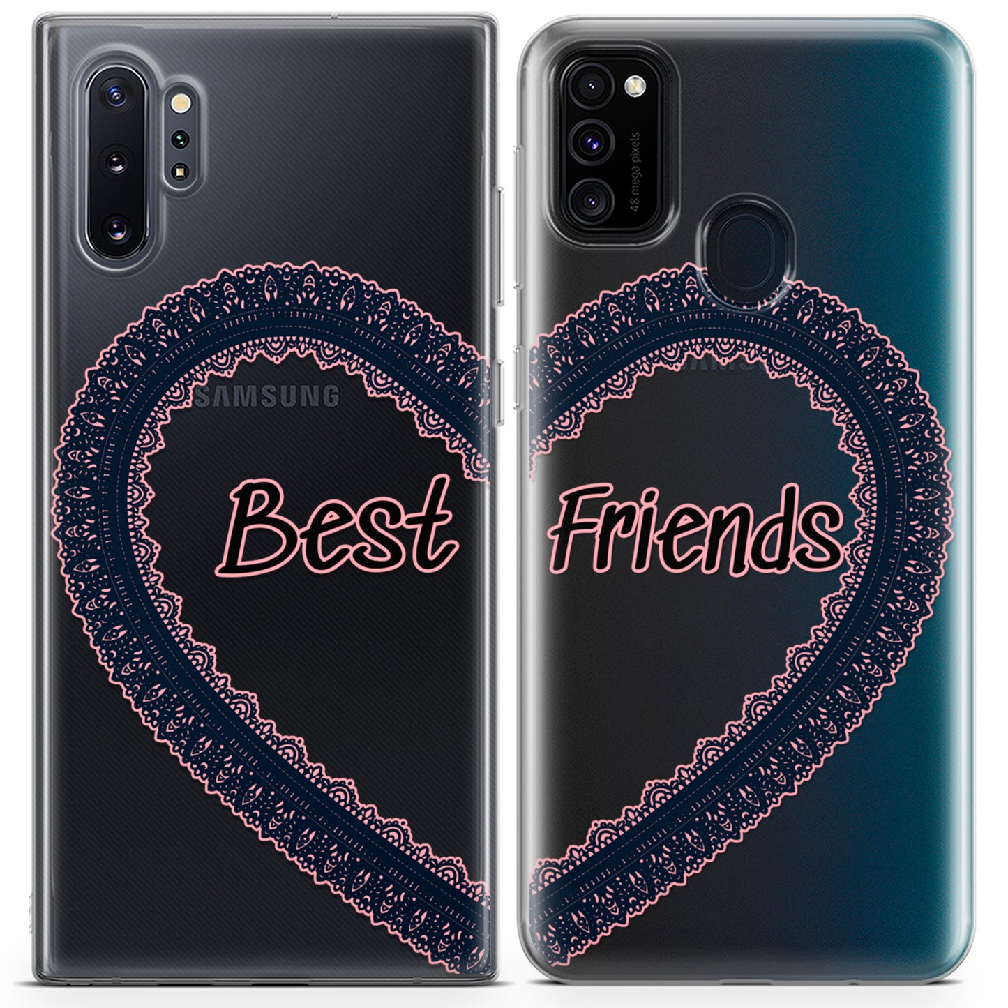 Cavka iPhone Couple Cases Best Friends Heart