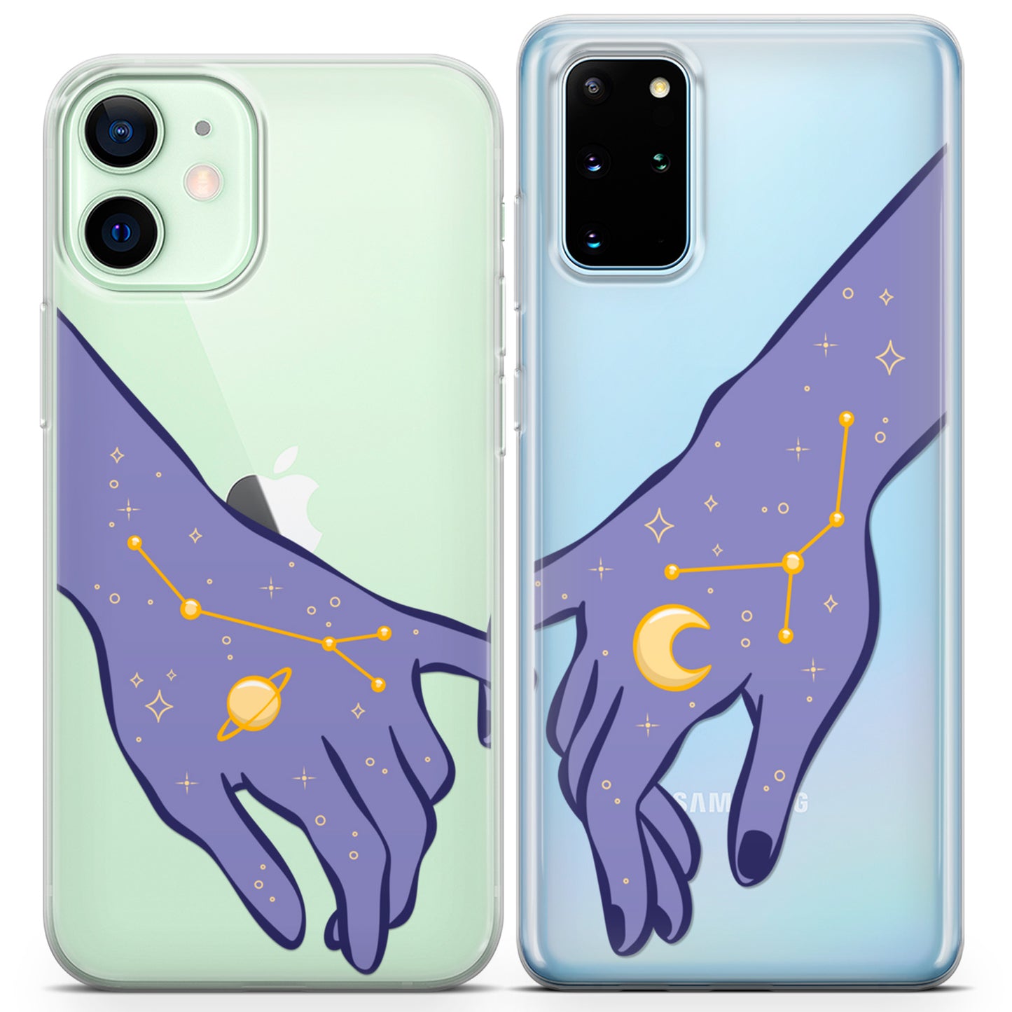 Cavka iPhone Couple Cases Celestial Hands