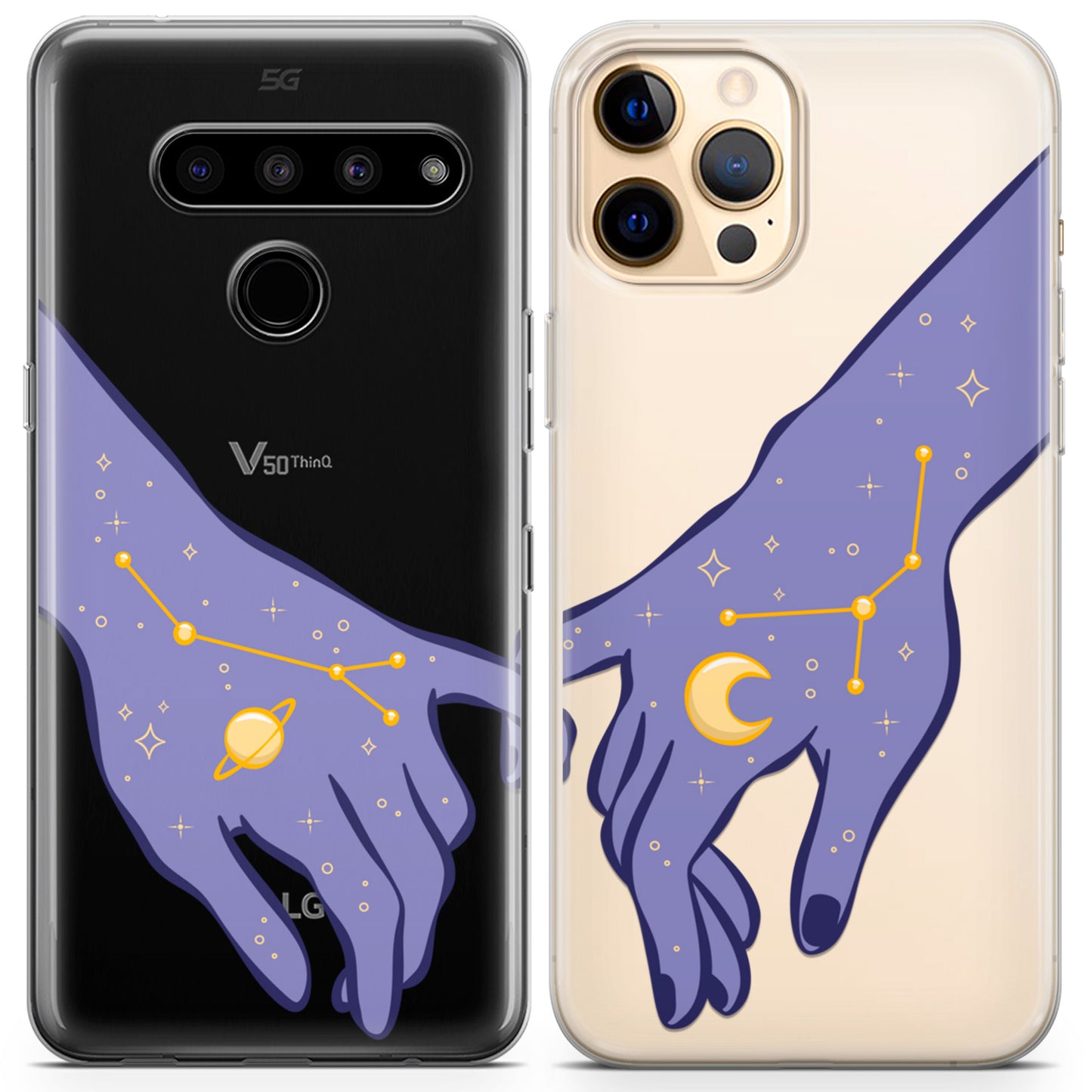 Cavka iPhone Couple Cases Celestial Hands