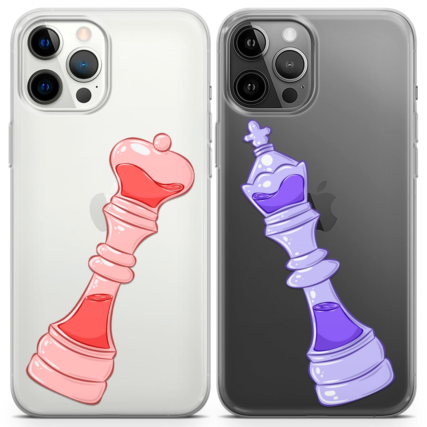 Cavka iPhone Couple Cases Chess Pieces