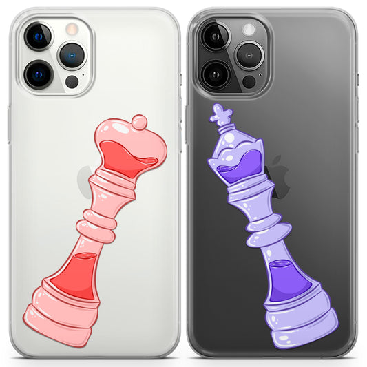 Cavka iPhone Couple Cases Chess Pieces