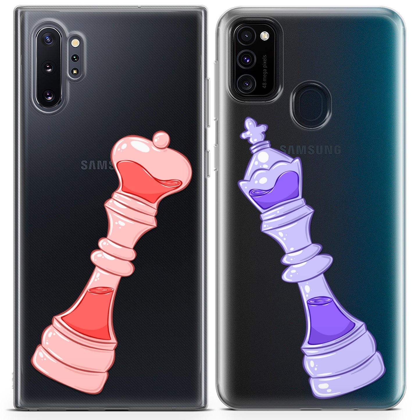 Cavka iPhone Couple Cases Chess Pieces