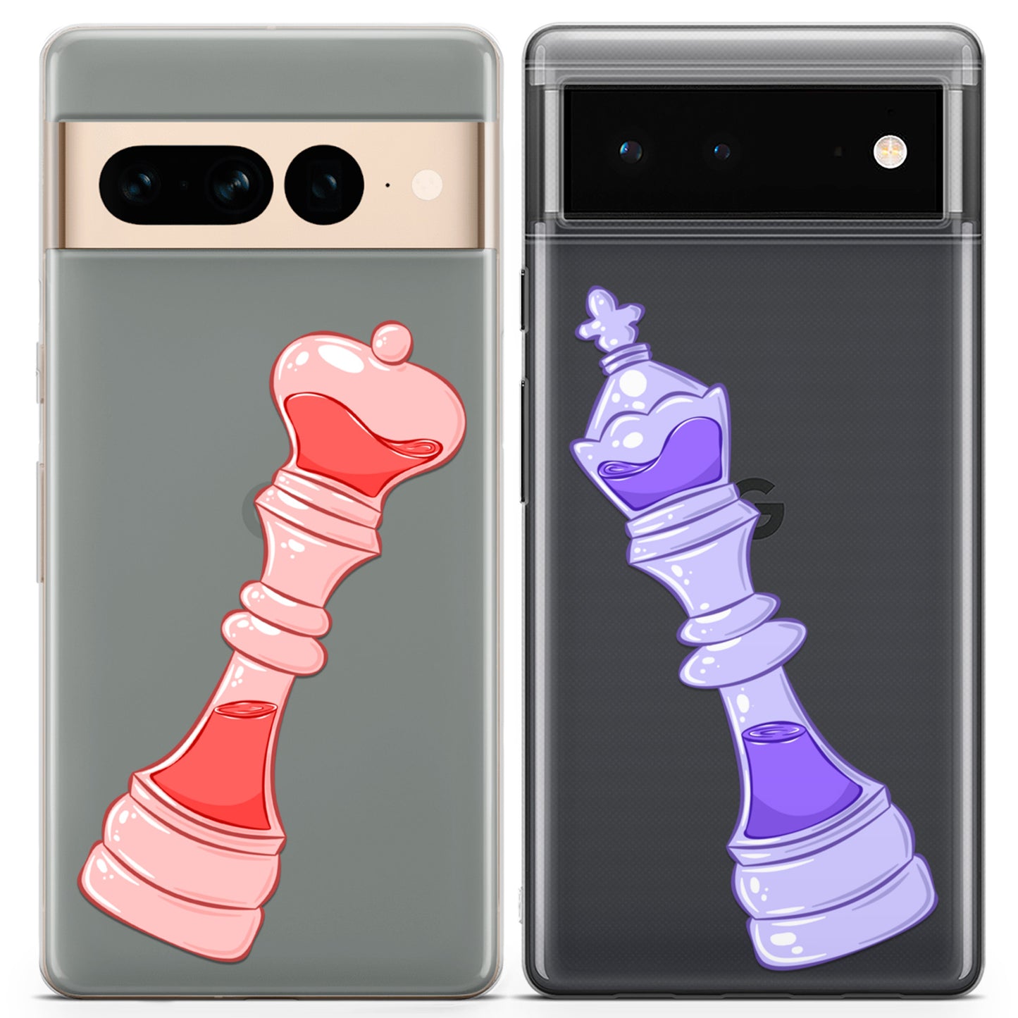 Cavka iPhone Couple Cases Chess Pieces