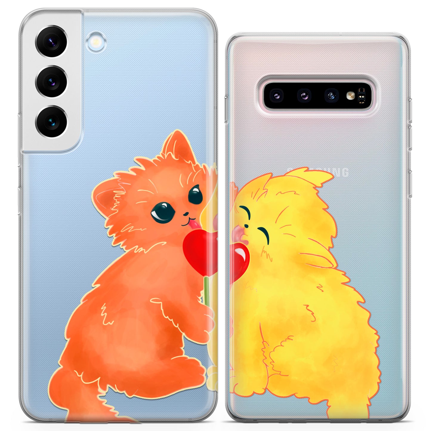 Cavka iPhone Couple Cases Sunny Cats