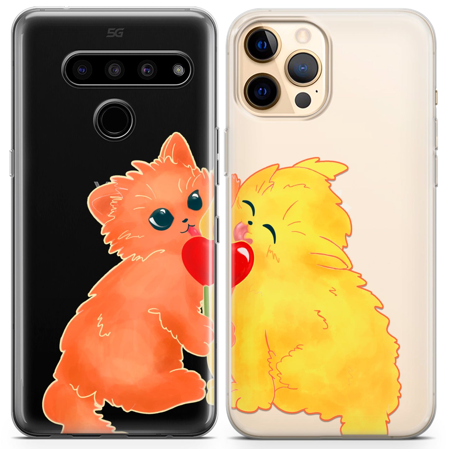 Cavka iPhone Couple Cases Sunny Cats