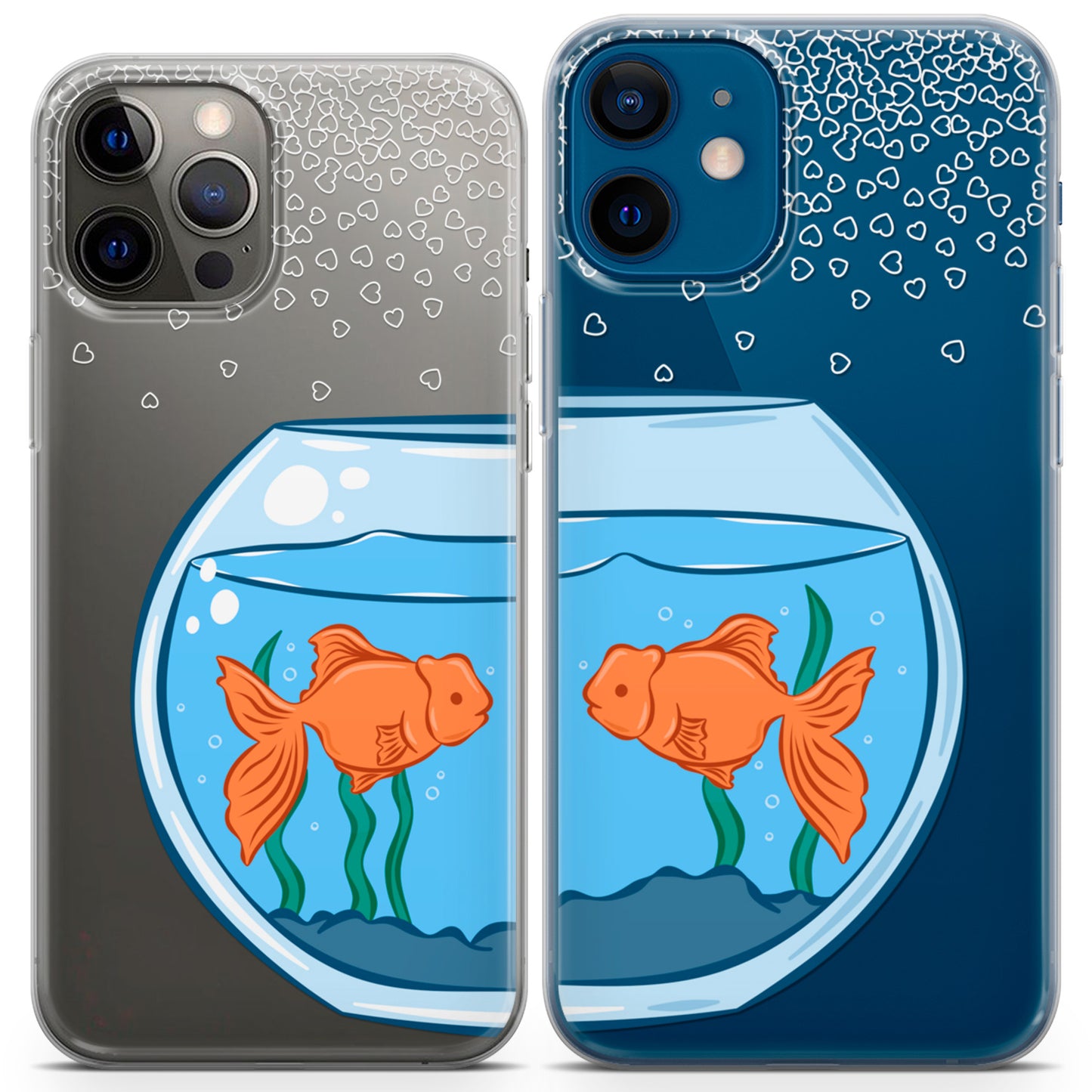 Cavka iPhone Couple Cases Aquarium Fishes