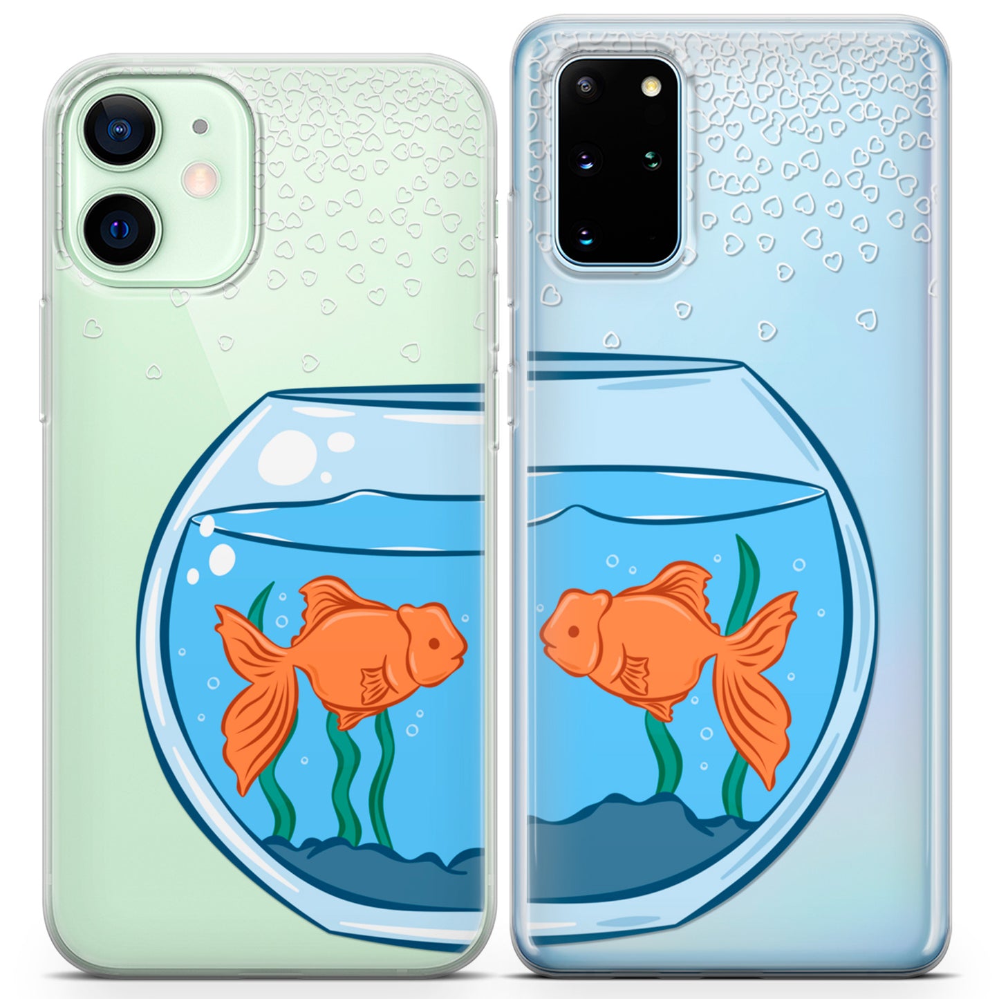 Cavka iPhone Couple Cases Aquarium Fishes