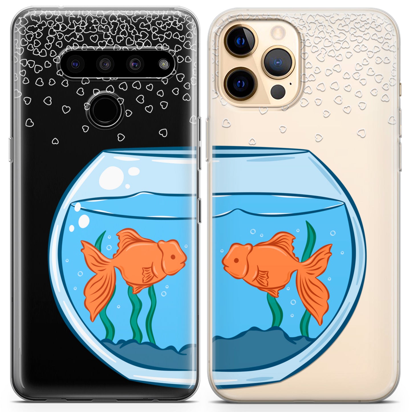 Cavka iPhone Couple Cases Aquarium Fishes