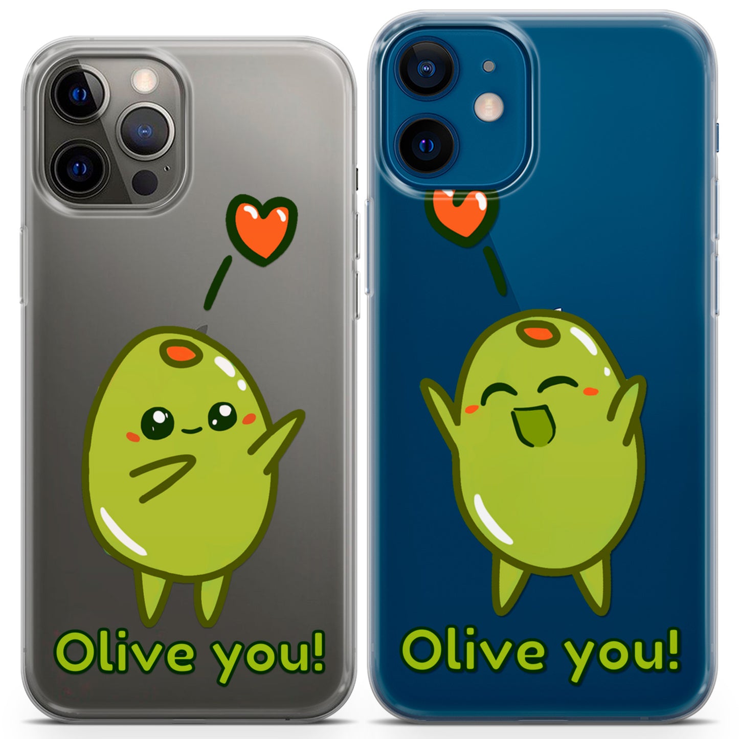 Cavka iPhone Couple Cases Olive You