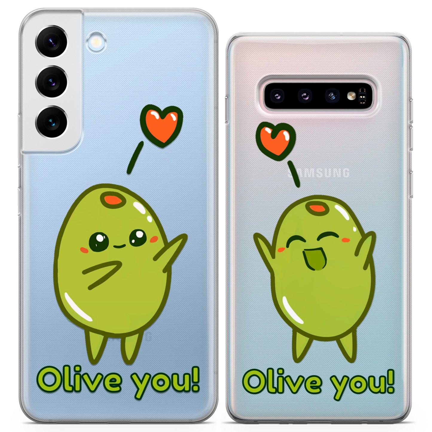 Cavka iPhone Couple Cases Olive You