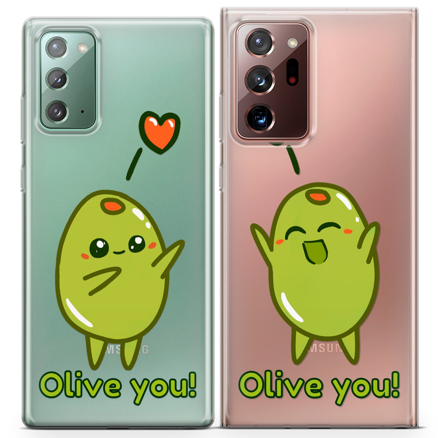 Cavka iPhone Couple Cases Olive You