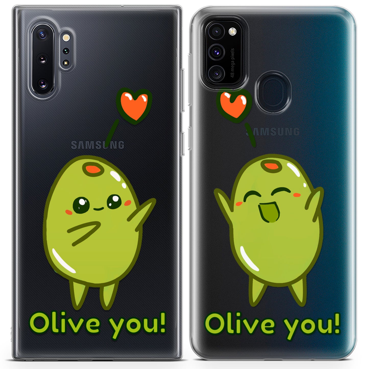 Cavka iPhone Couple Cases Olive You